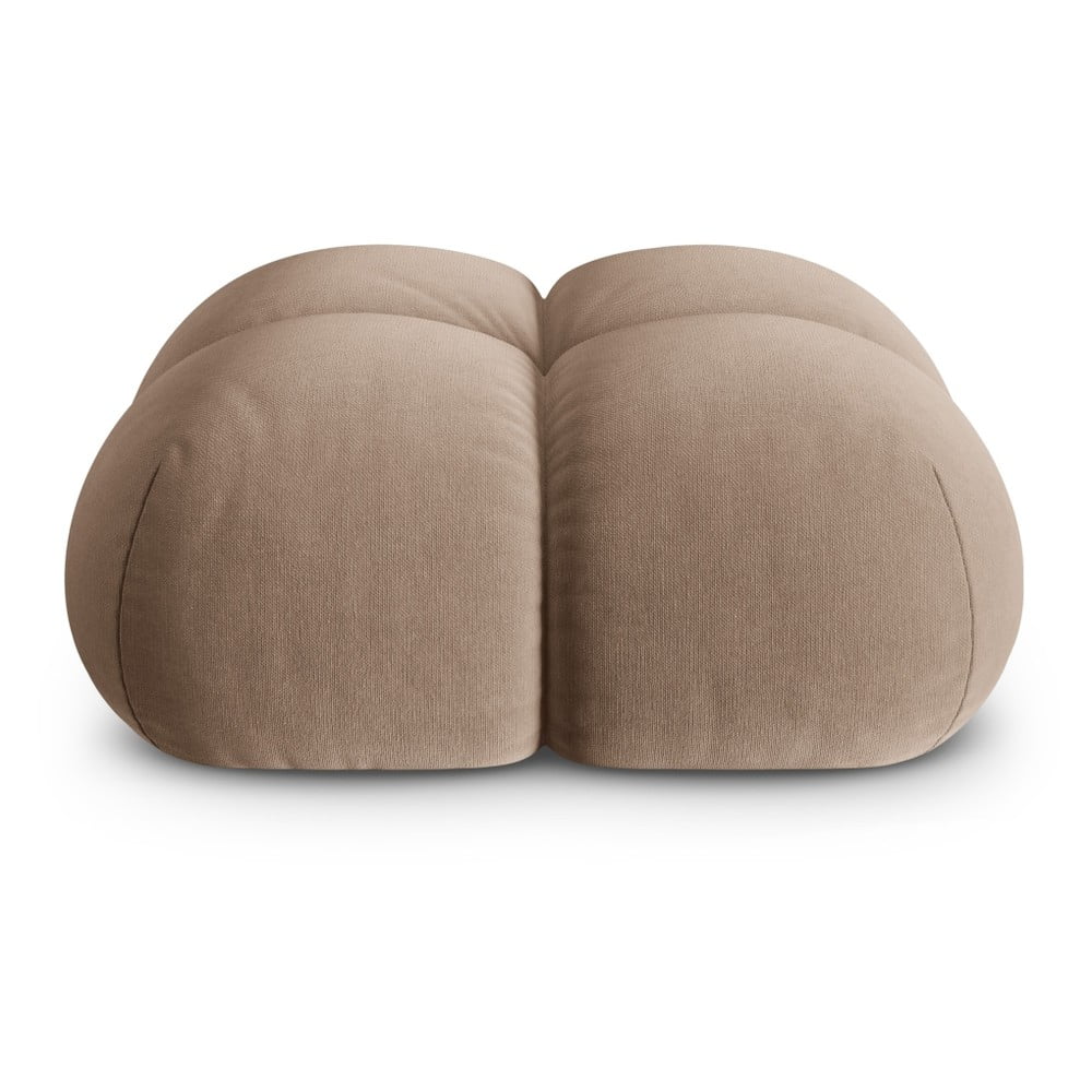 Barna bársony lábtartó Loretto – Cosmopolitan Design