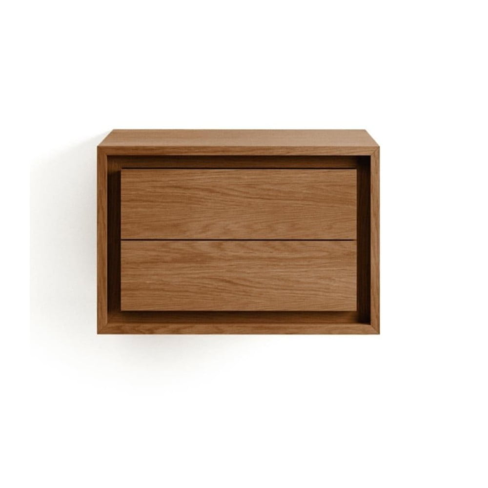 Barna teakfa fali mosdó alatti szekrény 60x40 cm Kenta – Kave Home