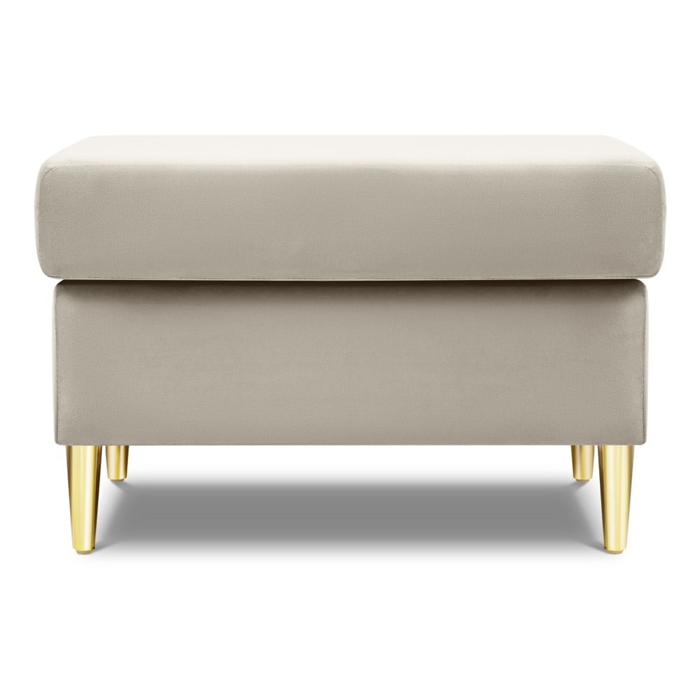 Bézs bársony lábtartó Kyoto – Cosmopolitan Design