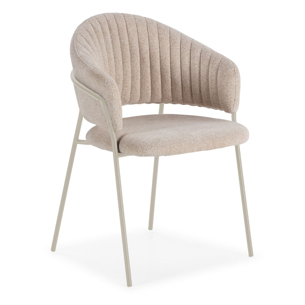 Bézs étkezőszék szett 2 db-os Leticia – Marckeric