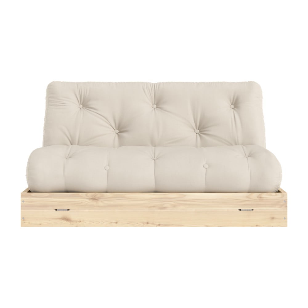 Bézs kinyitható kanapé 145 cm Flip – Karup Design