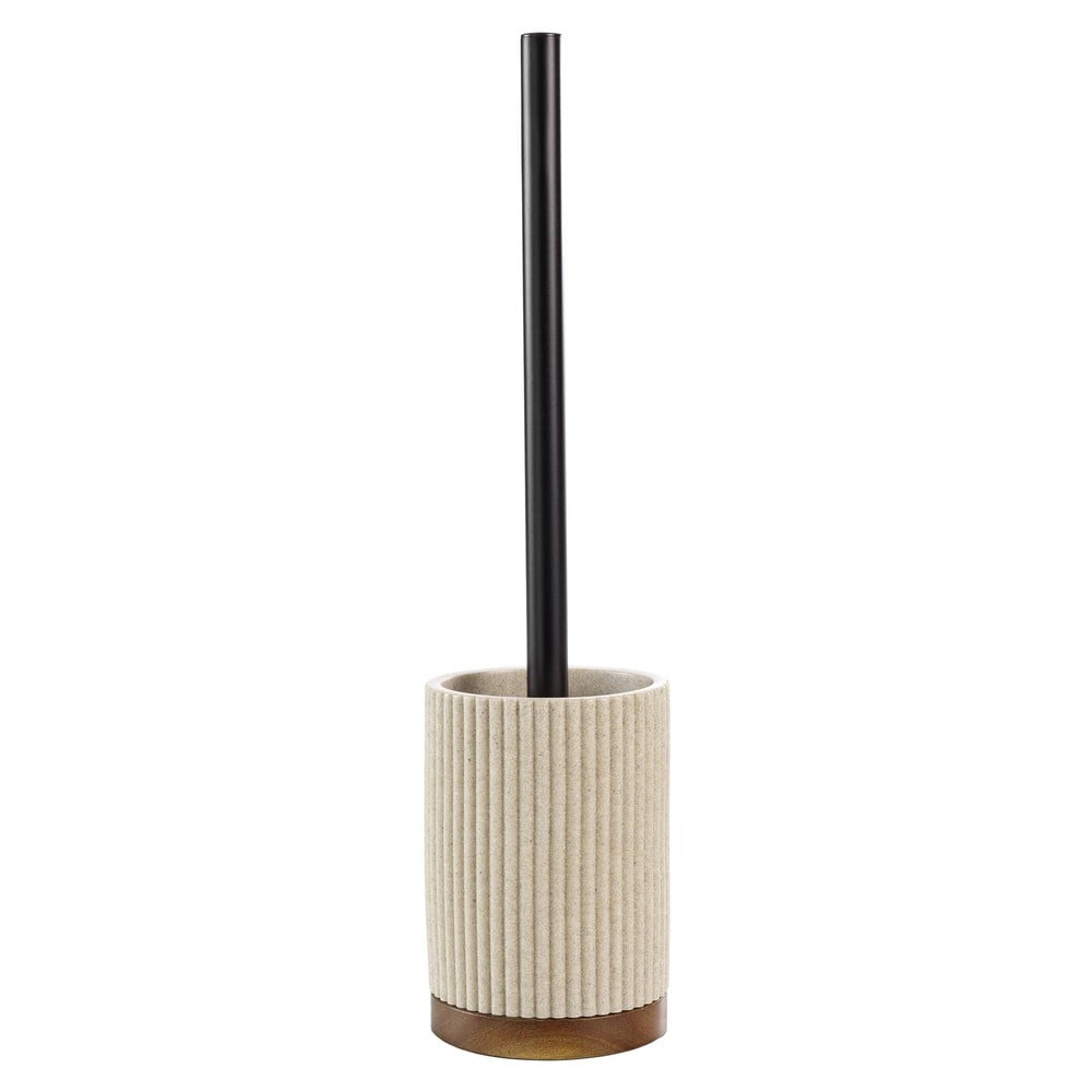 Bézs poligyanta WC-kefe Niagara – douceur d'intérieur