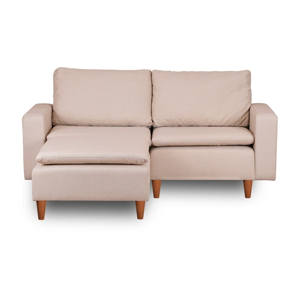 Bézs sarokkanapé (bal oldali) Lungo – Balcab Home