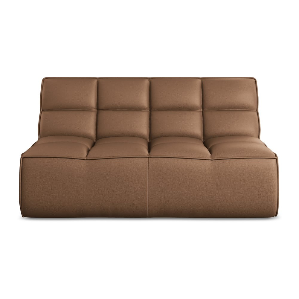 Bőrutánzat kanapé modul Kalai – Makamii