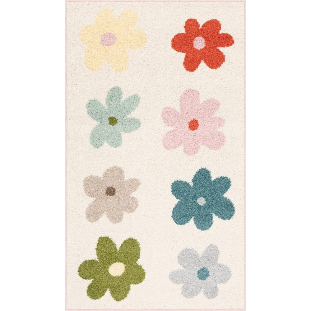 Elefántcsont színű gyerek szőnyeg 100x170 cm Dazzy Cream – FD