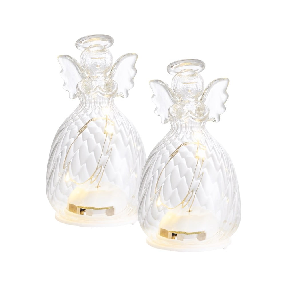 Elemmel működő fénydekoráció készlet 2 db-os ø 96 cm Wave Angel – Sirius