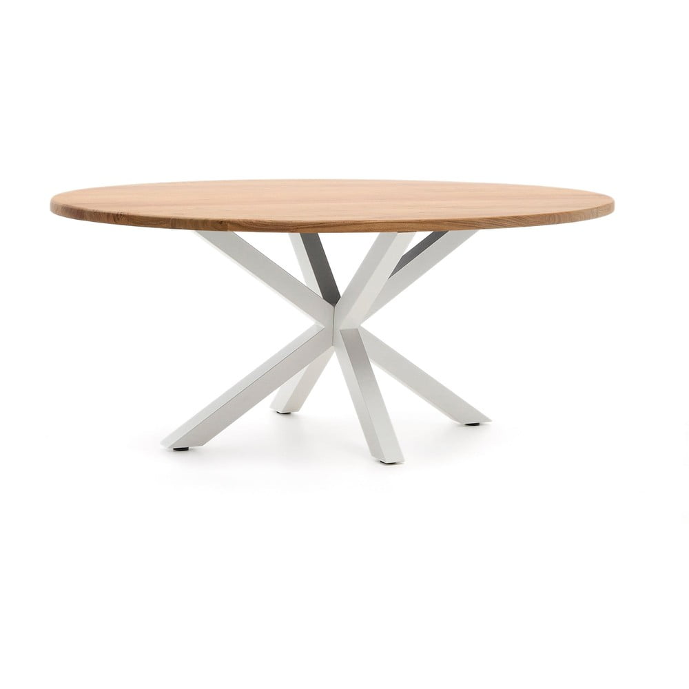 Étkezőasztal akácfa asztallappal 100x200 cm Argo – Kave Home