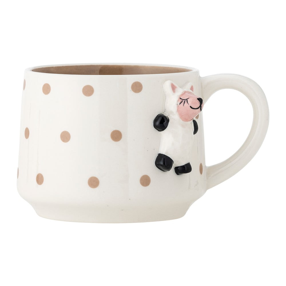 Fehér agyagkerámia bögre 370 ml Dolly – Bloomingville Mini