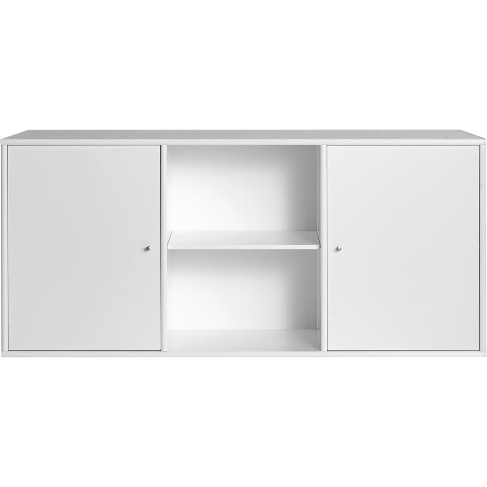 Fehér alacsony függő komód 133x61 cm Mistral – Hammel Furniture