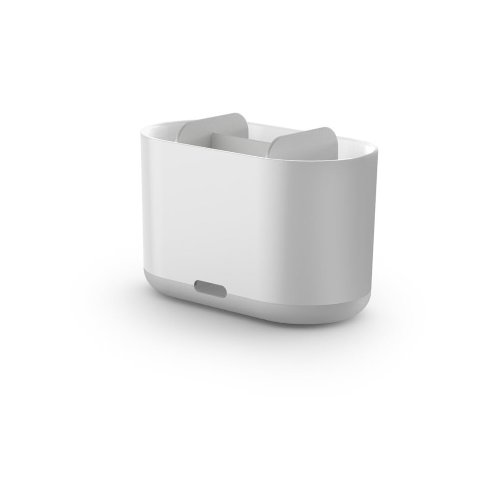 Fehér műanyag fogkefetartó pohár Duo – Joseph Joseph