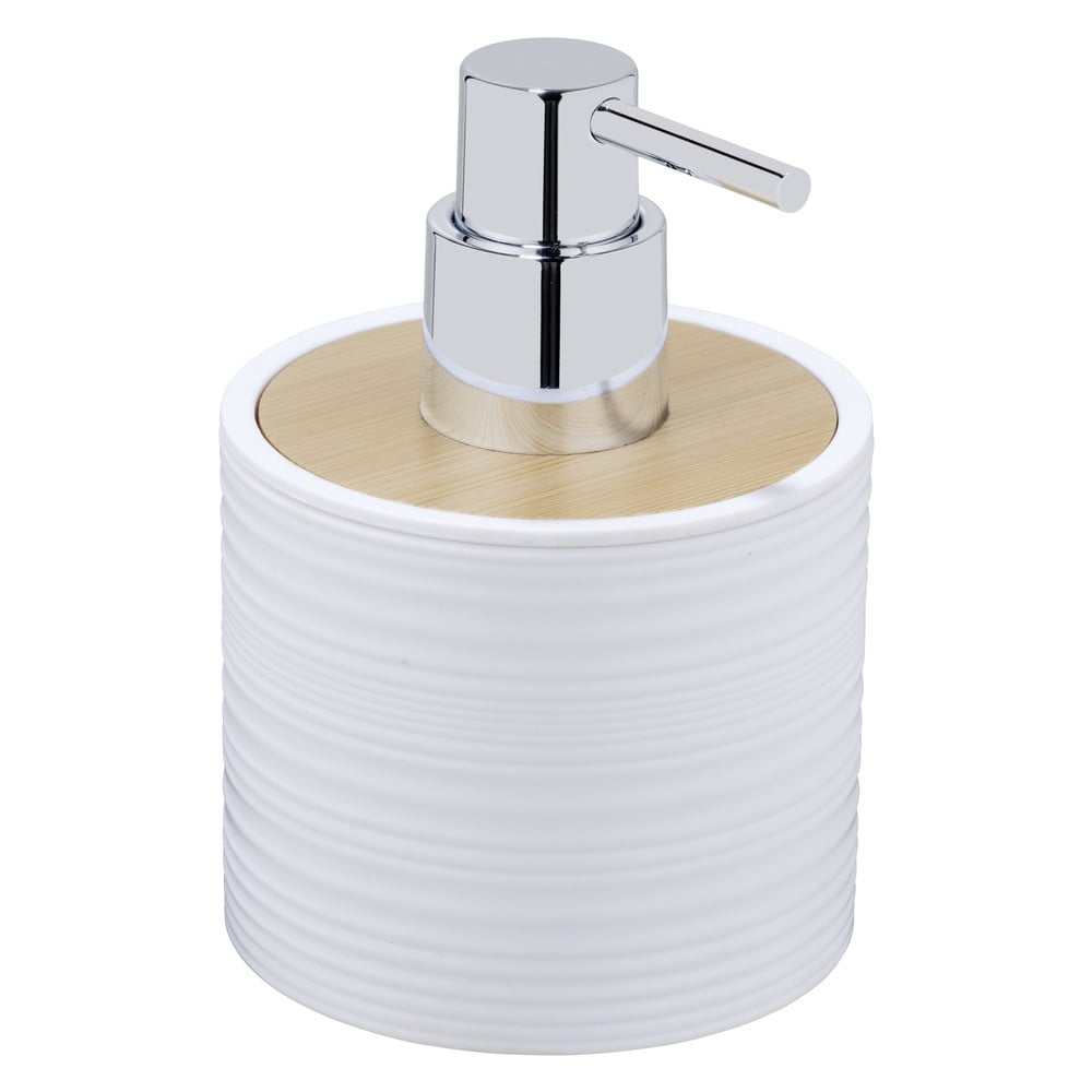 Fehér műanyag szappanadagoló 350 ml Lyon – Allstar