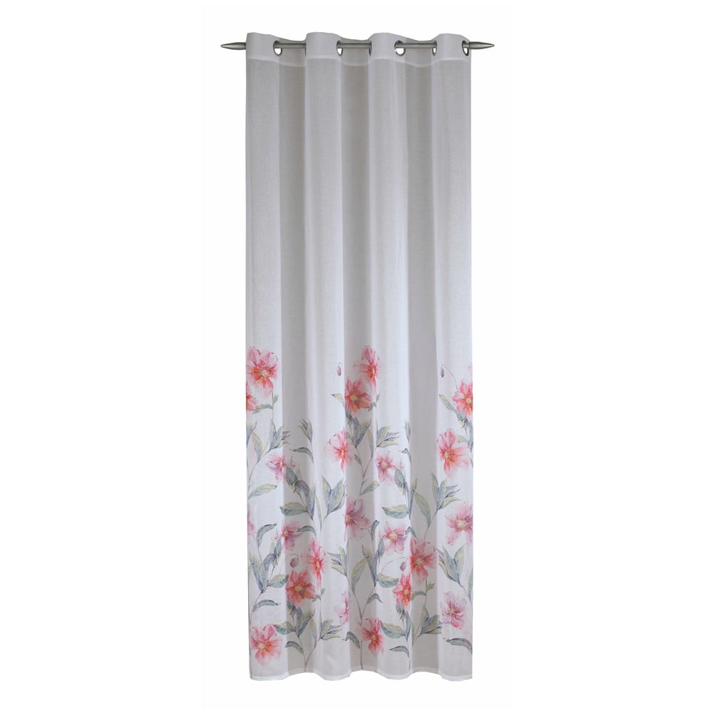 Fehér-rózsaszín függöny 135x245 cm – Sehlbach