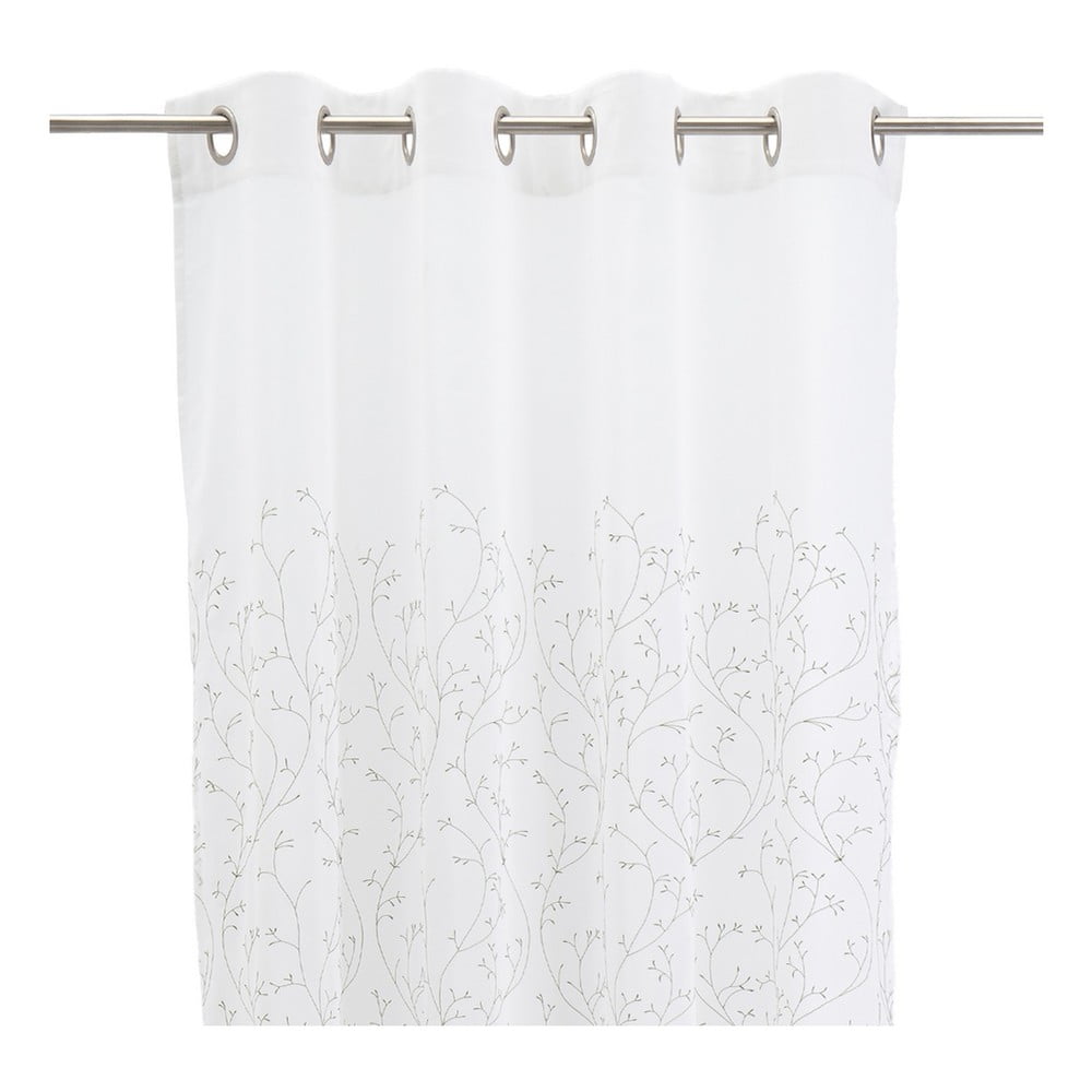 Fehér-zöld fényáteresztő függöny 140x260 cm Grow – Casa Selección