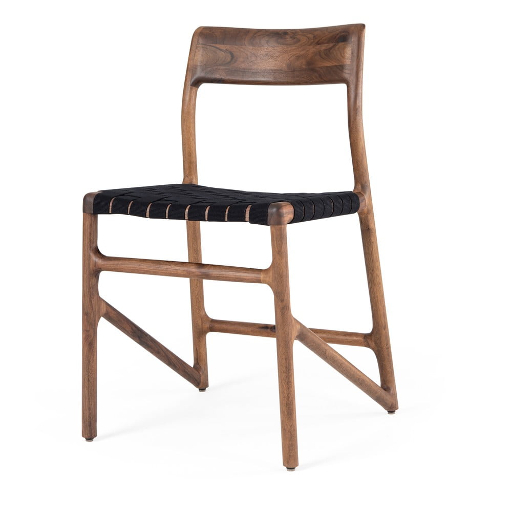 Fekete-barna étkezőszék Fawn – Gazzda