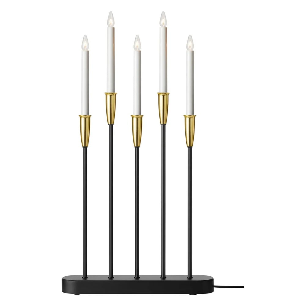 Fekete karácsonyi fénydekoráció Nice – Markslöjd