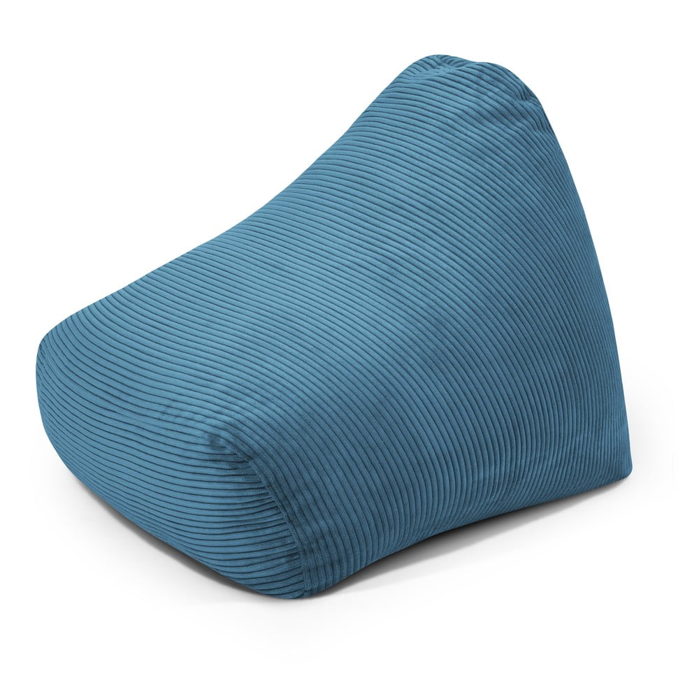 Kék kordbársony gyerek babzsákfotel Snug 80 – SLOWDOWN