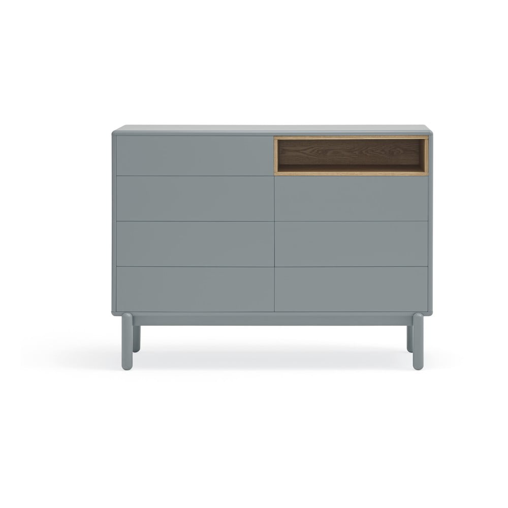 Kék-szürke alacsony komód 120x90 cm Corvo – Teulat