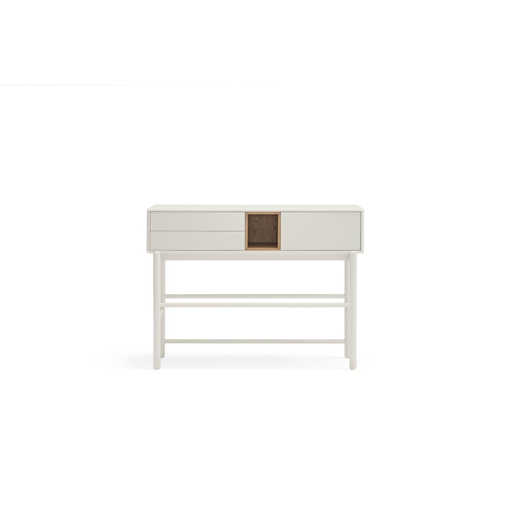 Krémszínű konzolasztal 35x120 cm Corvo – Teulat