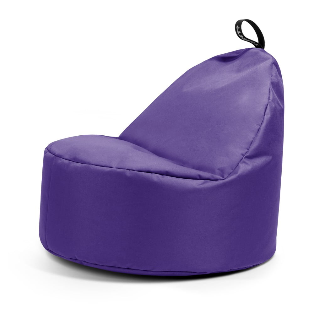 Lila gyerek babzsákfotel Round M – So Soft?