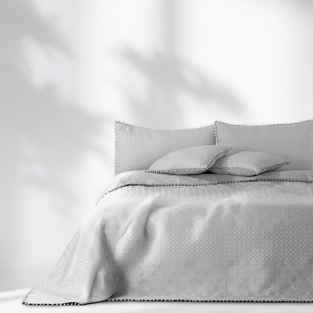 Meadore világosszürke ágytakaró