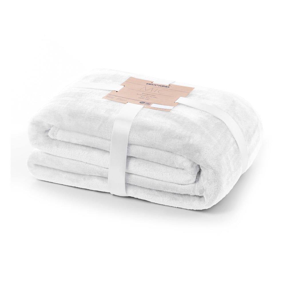 Mic fehér mikroszálas takaró