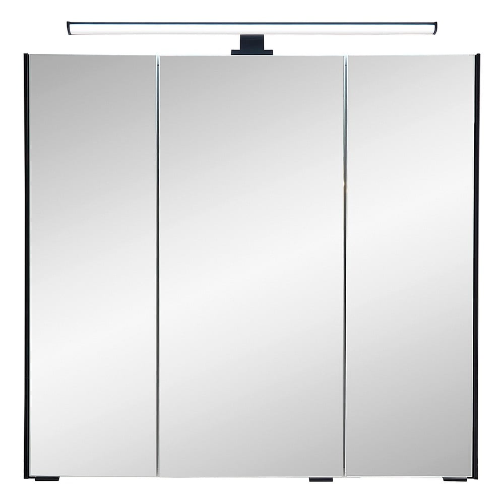 Natúr színű fürdőszoba szekrény tölgyfa dekorral 70x75 cm Quickset 395 – Pelipal