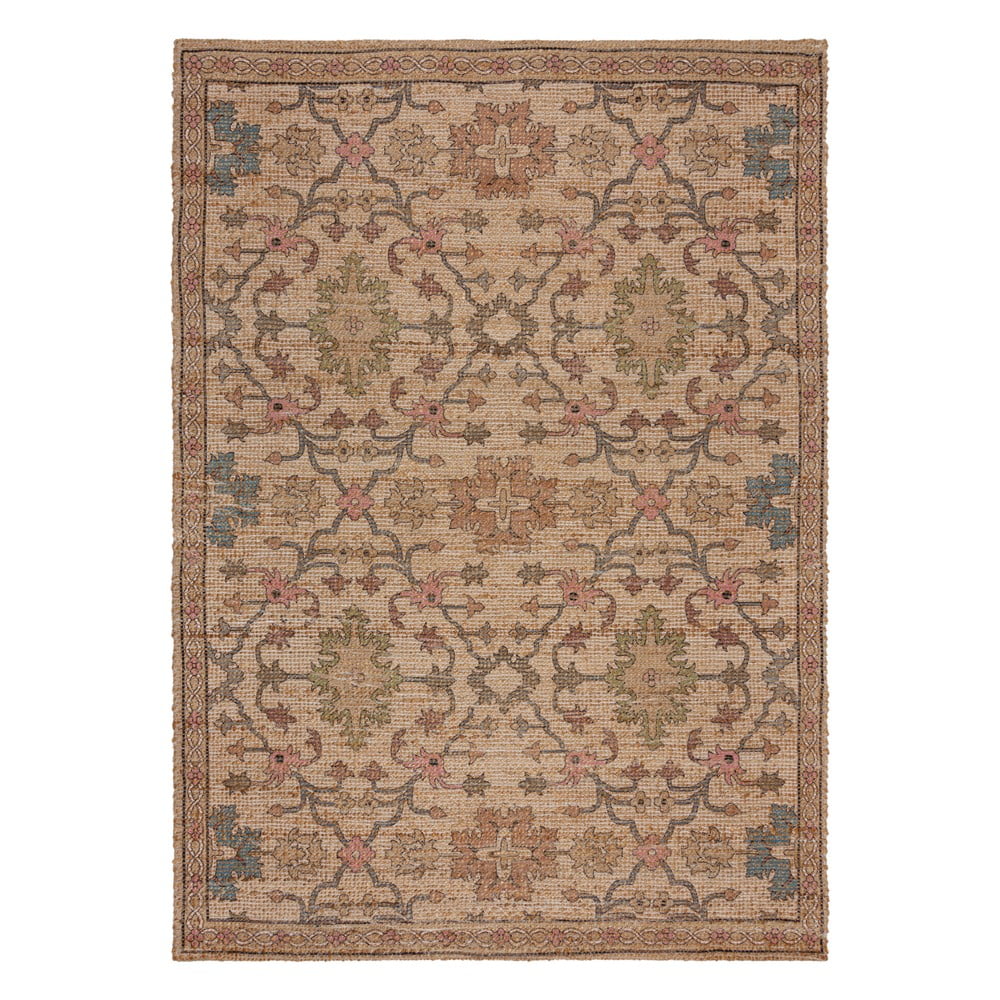 Natúr színű kézi szövésű jutakeverék szőnyeg 120x170 cm Celine Jute Global – Flair Rugs
