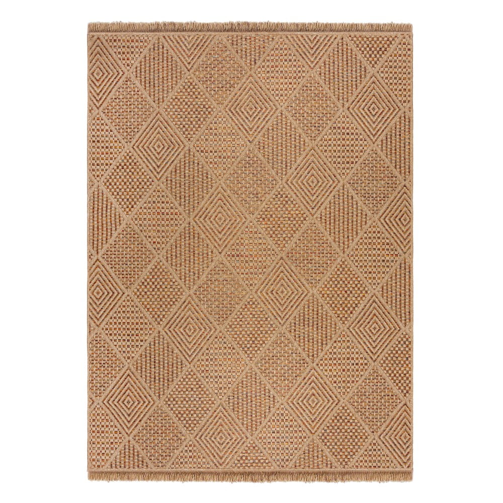 Natúr színű kültéri-beltéri szőnyeg 120x170 cm Nora Diamond – Flair Rugs