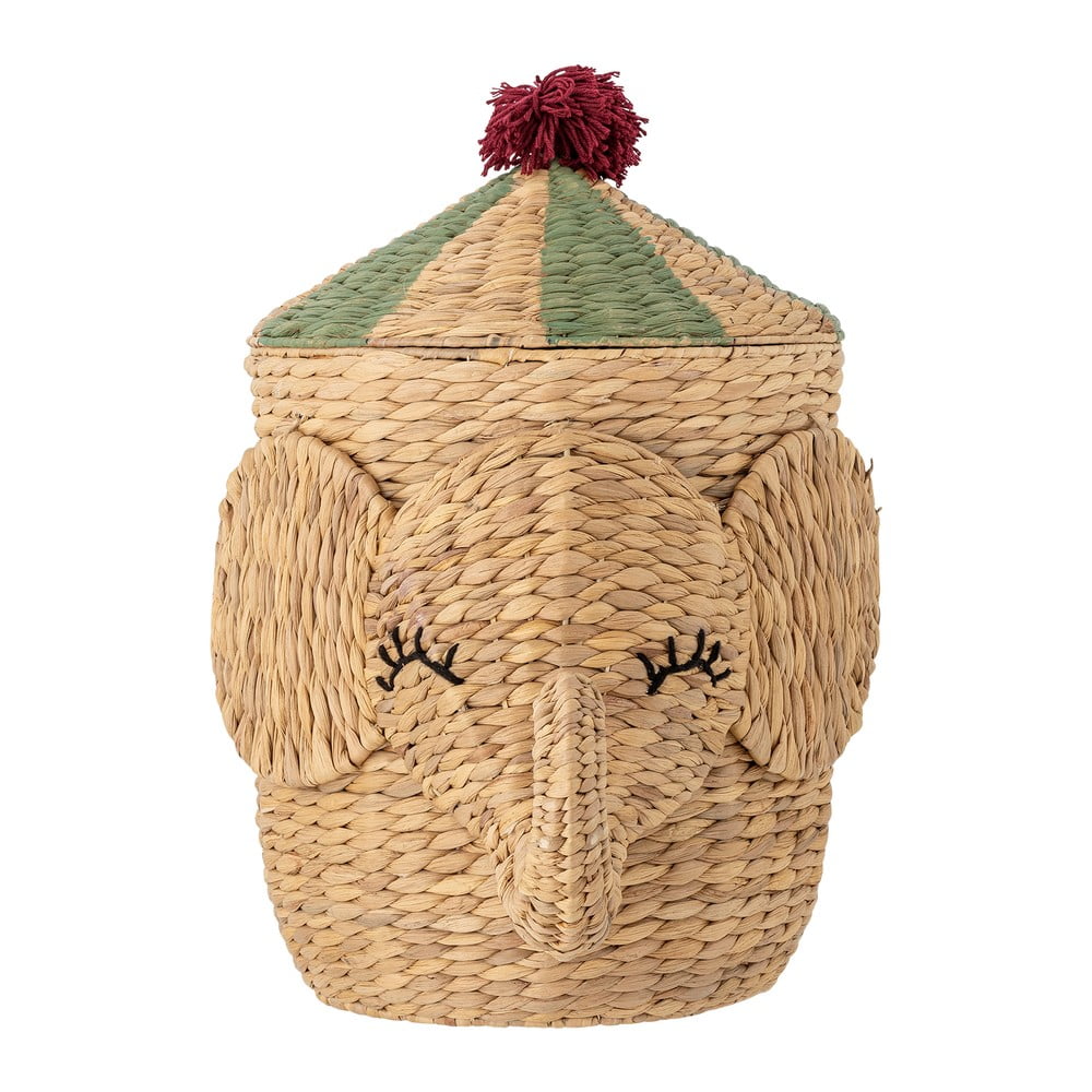 Natúr színű vízijácint játéktároló kosár ø 35x50 cm Bobo – Bloomingville Mini