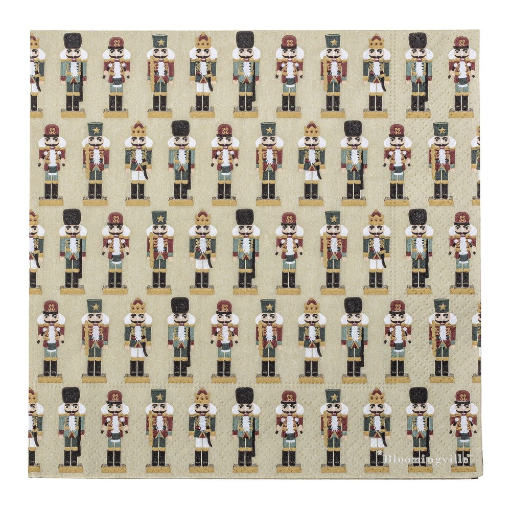 Papír szalvéta szett 20 db-os 33x33 cm Darren – Bloomingville