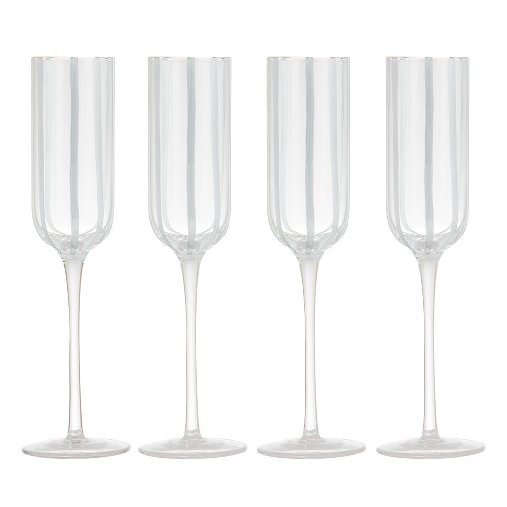 Pezsgőspohár szett 4 db-os 180 ml Stripe – Ladelle