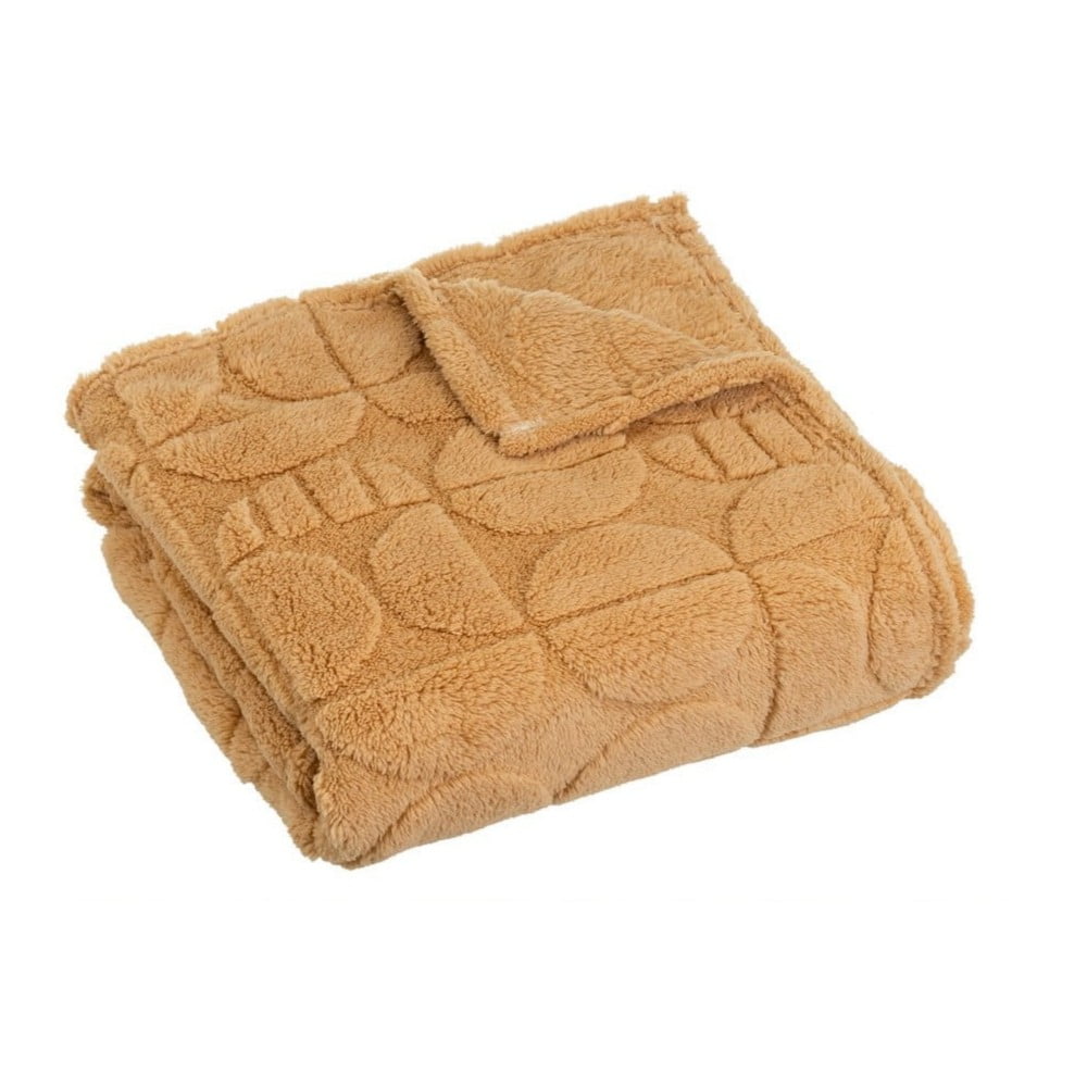 Sárga mikroplüss takaró 130x160 cm Mid Century – Casa Selección