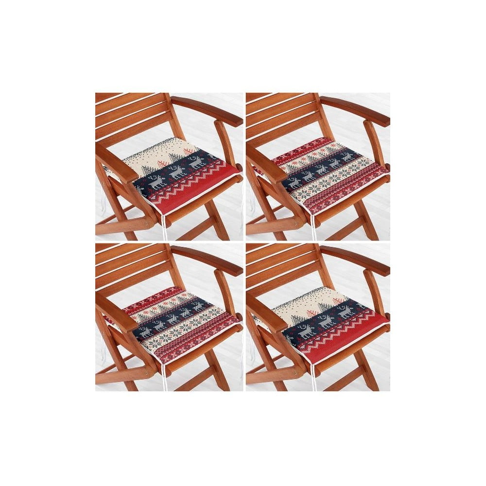 Székpárna szett karácsonyi mintával 4 db-os 40x40 cm Christmas Sweater – Mila Home