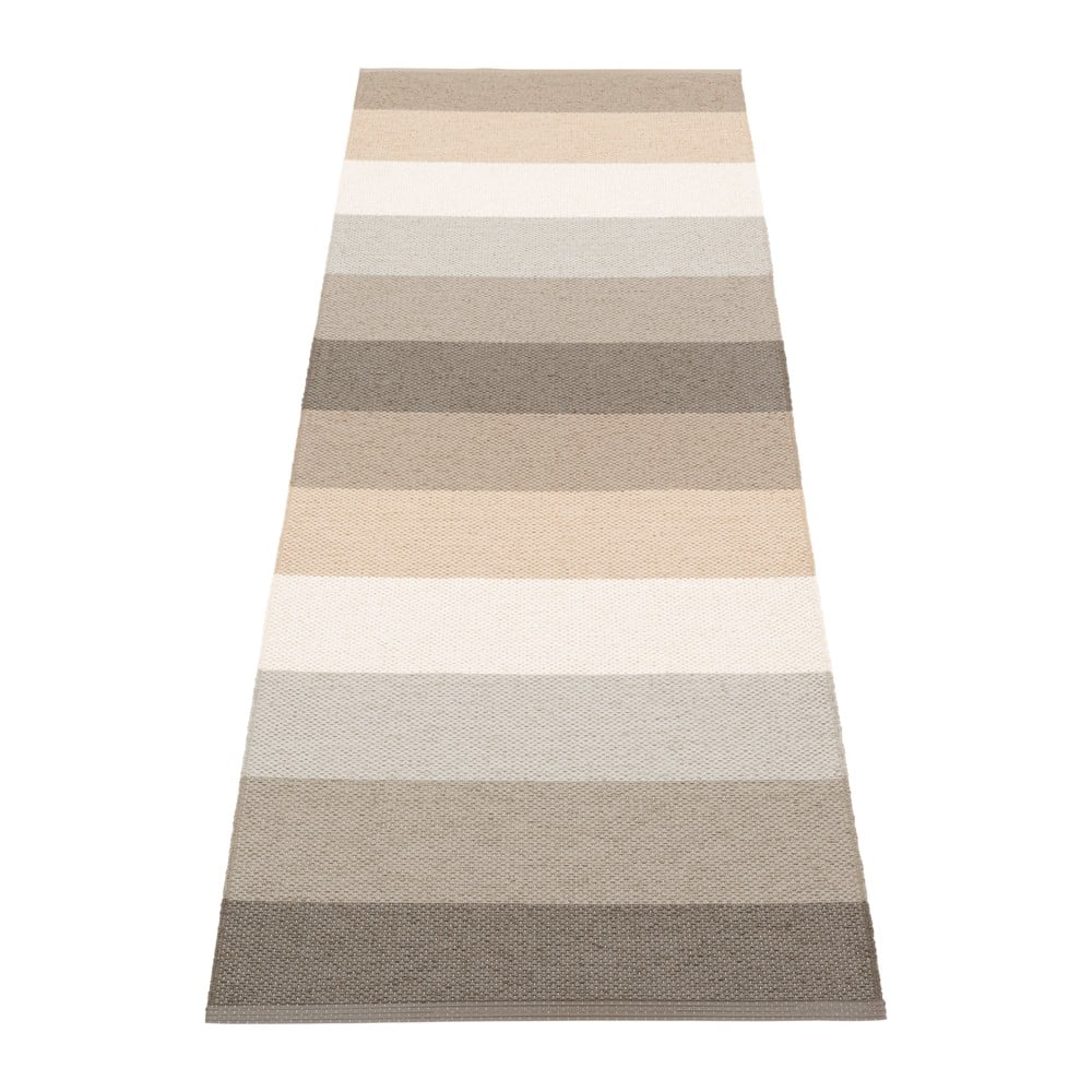 Szürke-bézs kültéri-beltéri futószőnyeg 70x200 cm Molly Clay – Pappelina