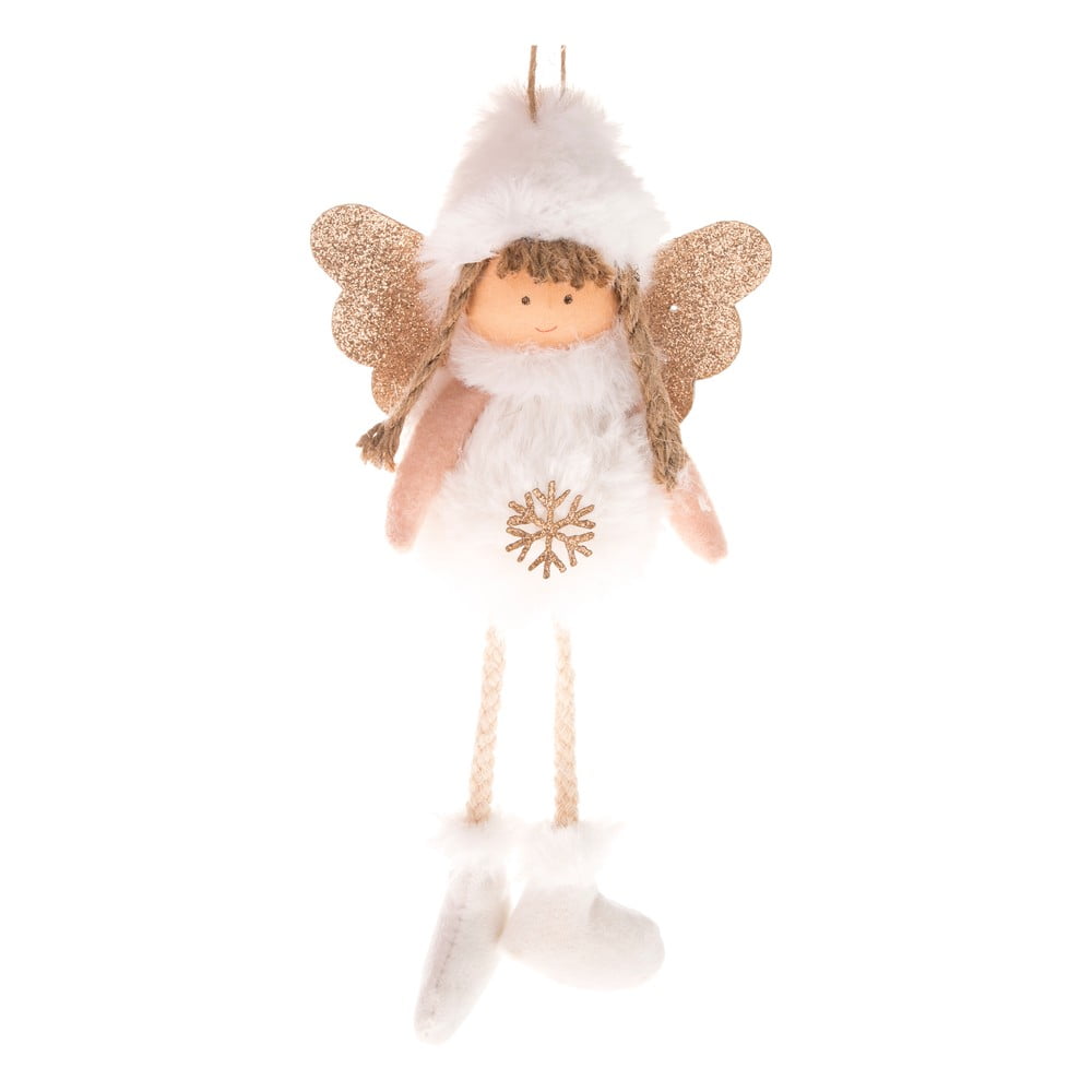 Textil karácsonyfadísz 17 cm Angel – Dakls