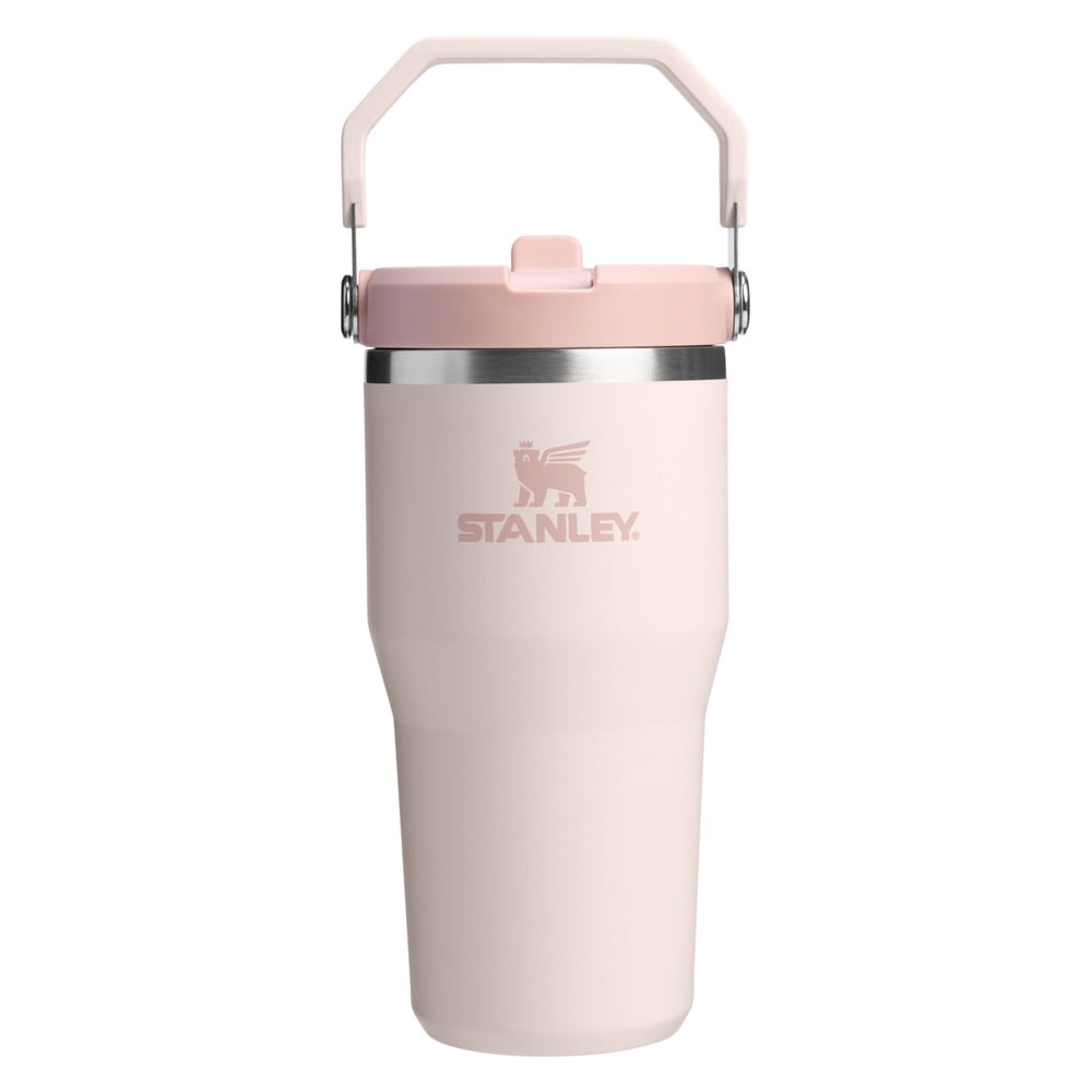 Világos rózsaszín termosz 600 ml IceFlow Flip Straw 2.0 – Stanley