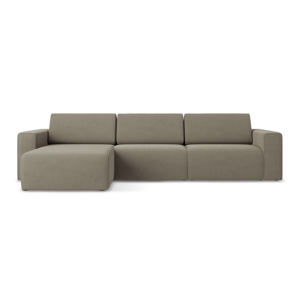 Világosbarna moduláris sarokkanapé (bal oldali) Kalea – Makamii