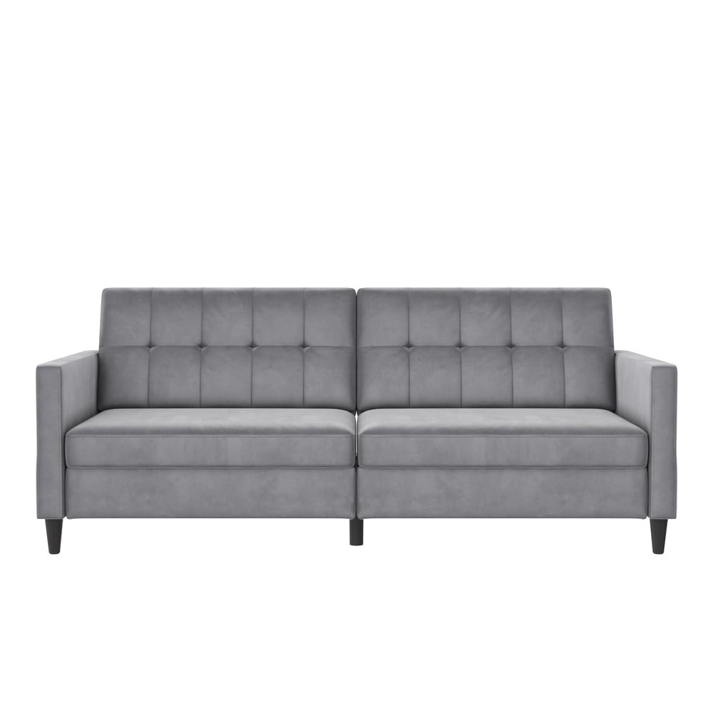 Világosszürke bársony kanapé 203 cm Hartford – Støraa