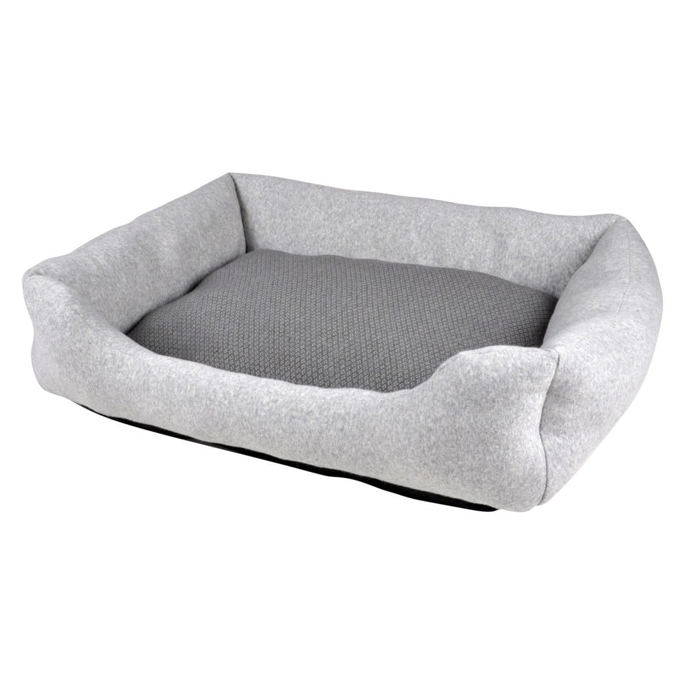 Világosszürke fekhely kutyáknak 60x48 cm Graphene – Love Story