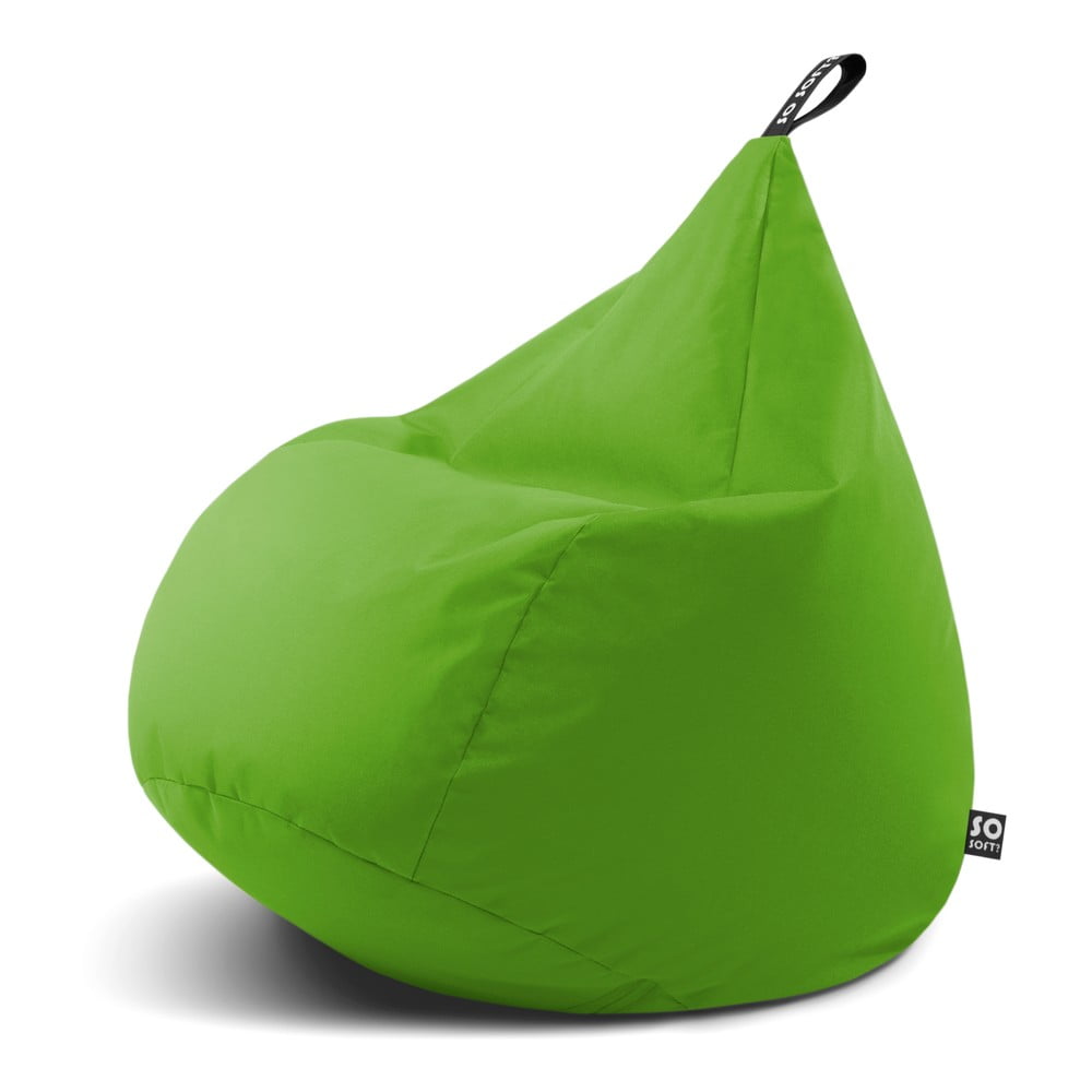 Zöld babzsákfotel Drop XL – So Soft?