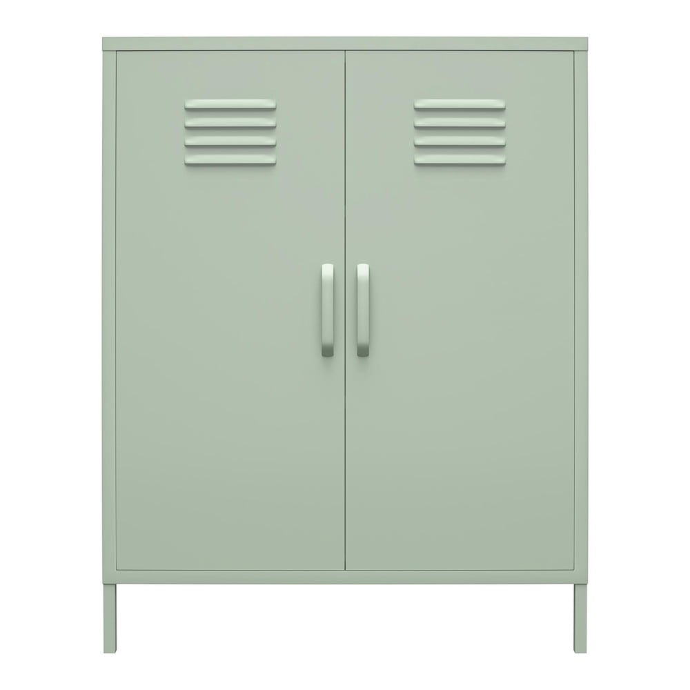 Zöld fém szekrény 40x102x80 cm Mission District – Støraa