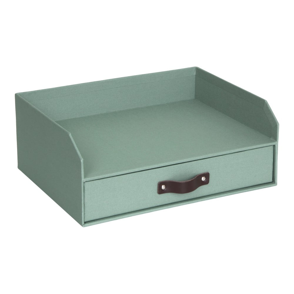 Zöld karton fiókos-dokumentumokhoz rendszerező Walter Canvas Paper Laminate – Bigso